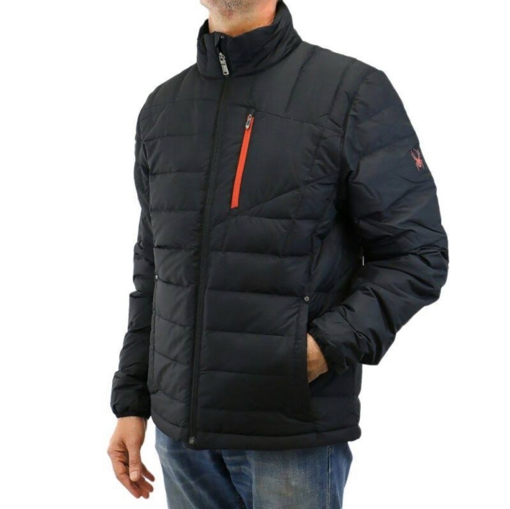 Spyder Dolomite Down Jacket Black Puffer Small
